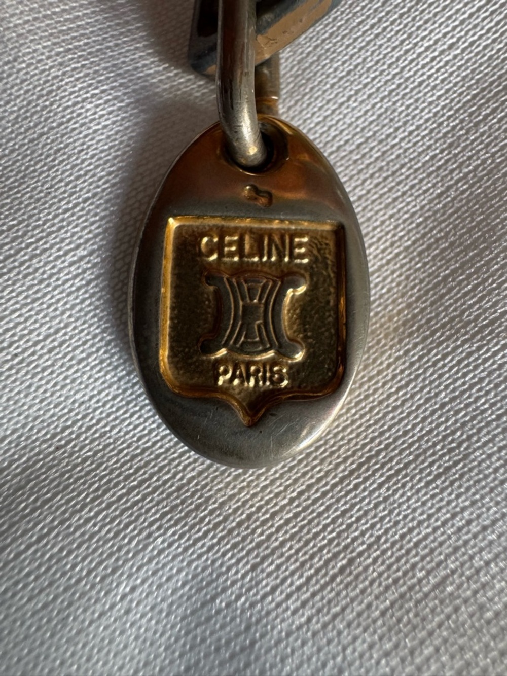 Vintage Celine macadam pvc Leather-Trim Monogram Pouch - Picture 4 of 11